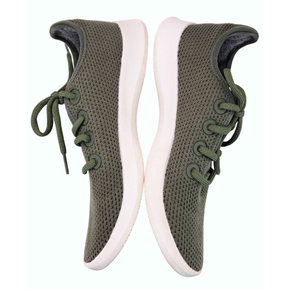 Allbirds Womens Tree Runners Sneakers Shoes Green Size 7 Lightweight Sustainable - Picture 3 of 8